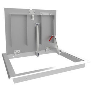 Existing opening floor door, non drainable