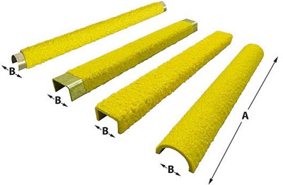 ladder rung cover sizing