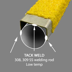 WELDED LADDER RUNG COVER