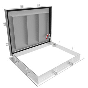 Water-tight well hatch